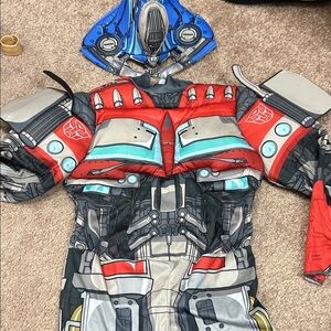 Hasbro Transformers Red and Gray Costume 3-4t bin d11 d11 bind